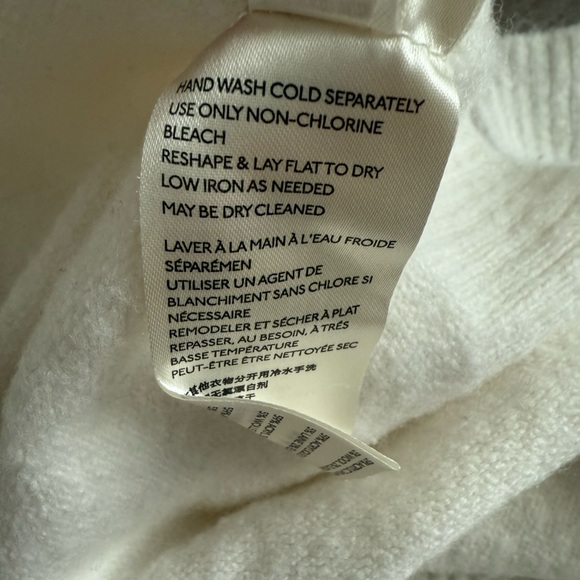 Free People Afterglow Mock Neck Sweater Ivory XS - Picture 8 of 9